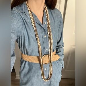 Vintage 1970’s long beaded necklace